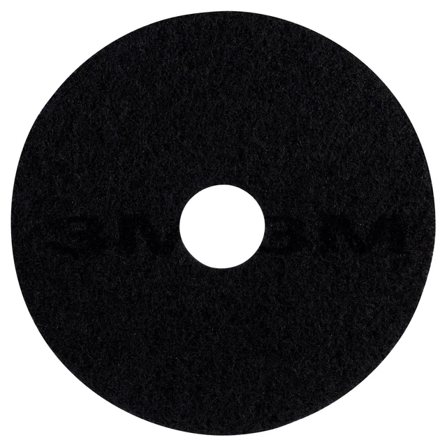 3M 7200 Stripping Floor Pads, 19" Diameter, Black, Case Of 5