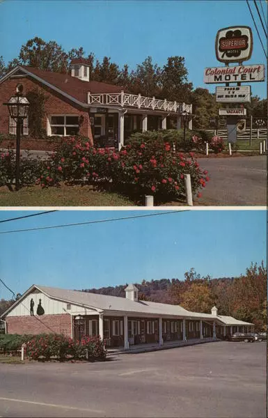 White Sulphur Springs,WV Colonial Court Motel Greenbrier County West Virginia