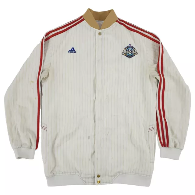 Adidas 2008 NBA All Star New Orleans West Basketball White Bomber Jacket - S/M/L