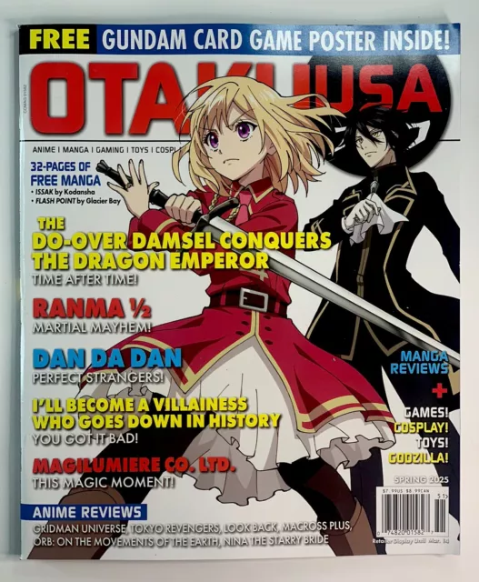 MAGAZINE OTAKU USA Spring 2025 Anime & Manga Culture Magazine £10.64