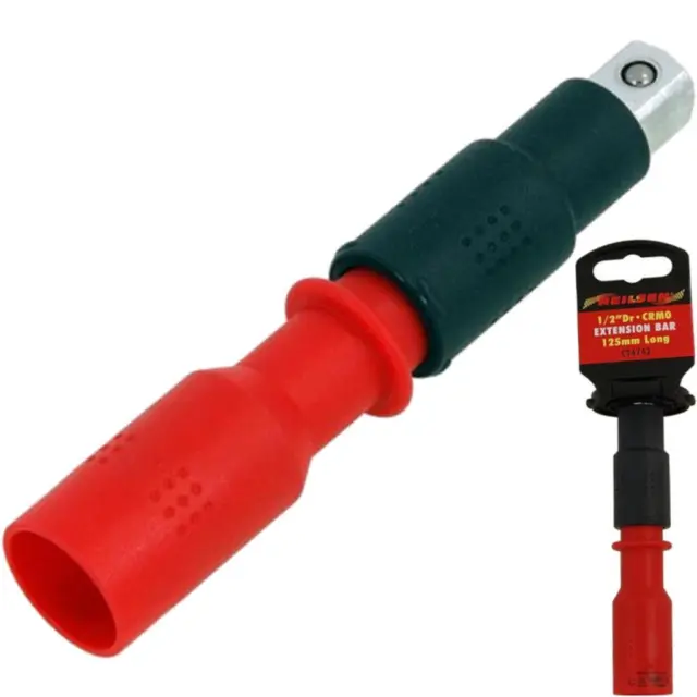 Neilsen Injection Insulated Socket Extension Bar Quick Release 1/2'' Drive 125mm