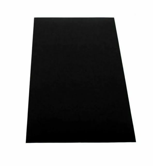 Placa de plástico ABS 1000 mm x 490 mm - color negro - grosor 4mm - calidad A