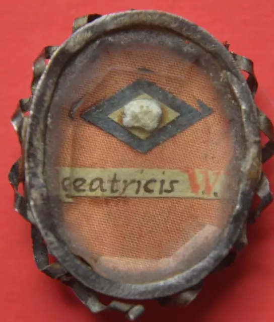 relic reliquiario  RELIQUIEN shrine RELICARIO SANTA BEATRICE VERGINE MARTIRE