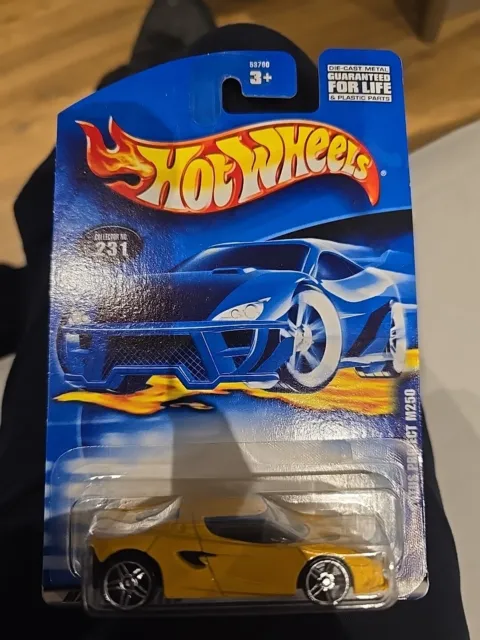 2001 Hot Wheels Collector No. 231 Lotus Concept M250 MOC New Sealed