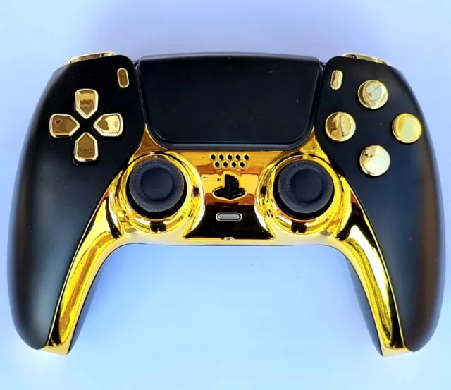 CONTROLLER WIRELESS SONY PS5 DualSense - cromato nero e oro