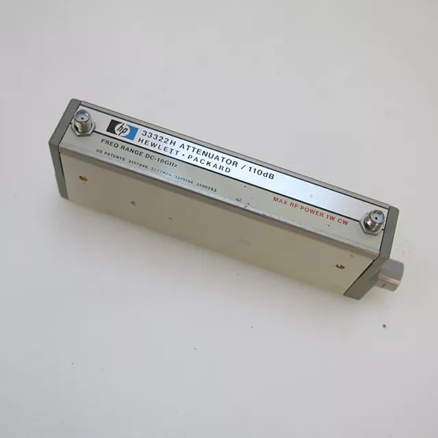 1PC HP/Agilent 33322H 18GHz 110db SMA RF Coaxial Attenuator