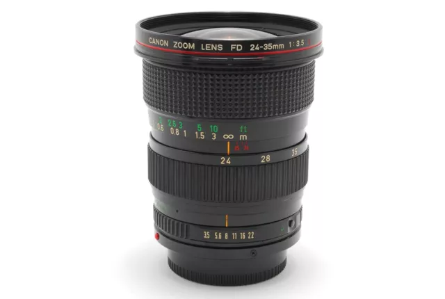 【NEUWERTIG-】Canon neues FD NFD 24–35 mm f/3,5 L MF Zoom Objektiv aus Japan