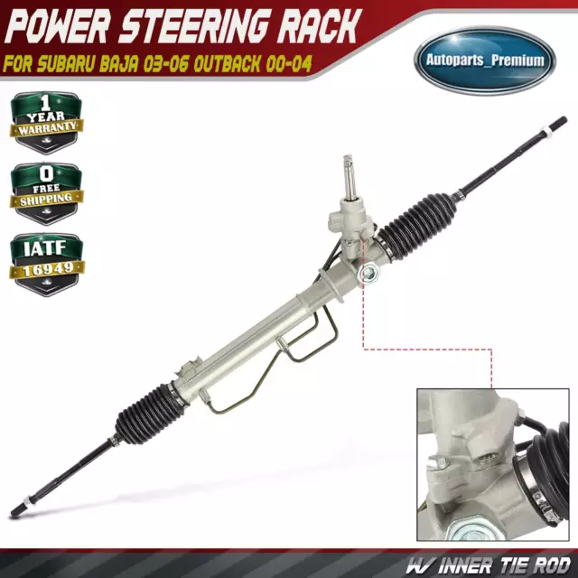 New Power Steering Rack and Pinion Assembly for Subaru Baja 03-06 Outback 00-04