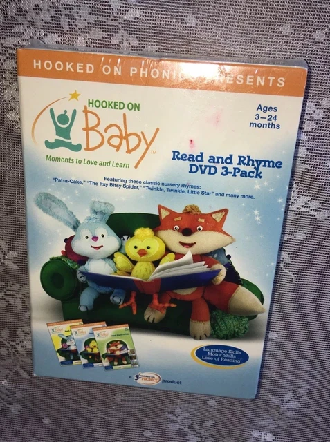 HOOKED ON BABY Read Rhyme & Cuddle New DVD Hooked On Phonics