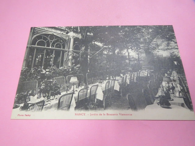 30014 Carte Postale 54 Nancy Jardin De La Brasserie Viennoise