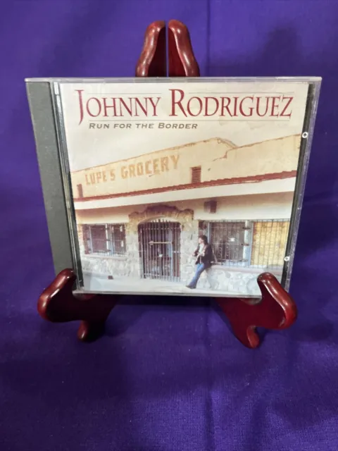 Run for the Border by Johnny Rodriguez (CD, 1993 Rare CD