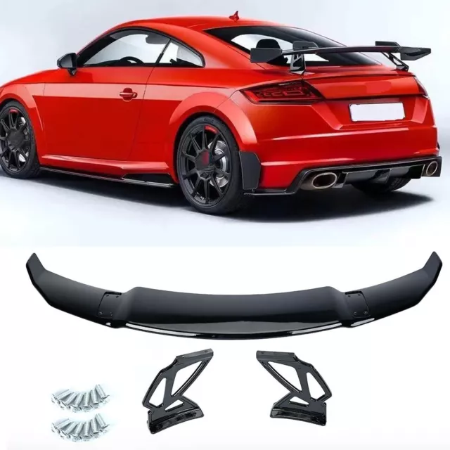 For Audi Tt A3 A4 A5 A6 A7 R8 Rs3 Rs4 Rs5 Rear Spoiler Boot Racing Wing Black