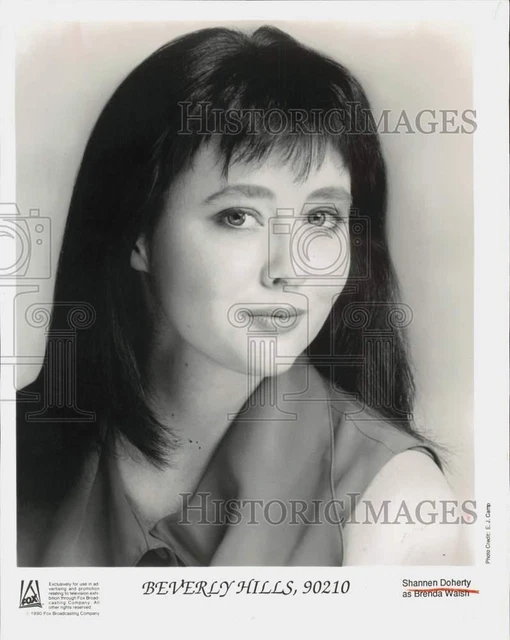 1990 Press Photo Actress Shannen Doherty on Television's "Beverly Hills, 90210"