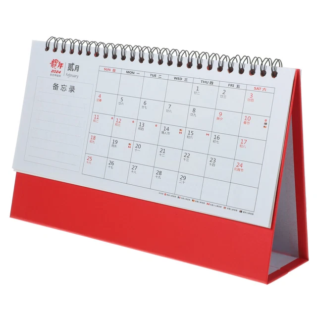 CHINESE DESK CALENDAR 2025 New Year Calendar 2025 Calendar Freestanding