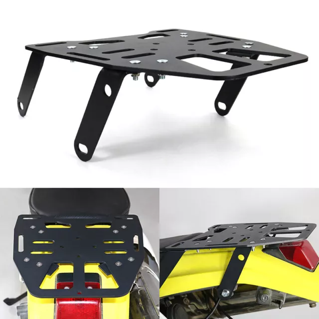 Rear Luggage Cargo Rack Carrier Baggage Fit For Suzuki DR650S 2015-2024 Black