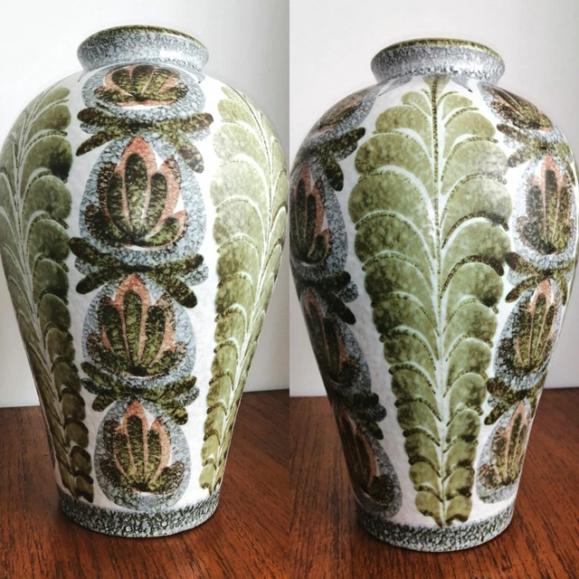 Glyn Colledge, Denby große Vintage Keramik Vase 33 cm