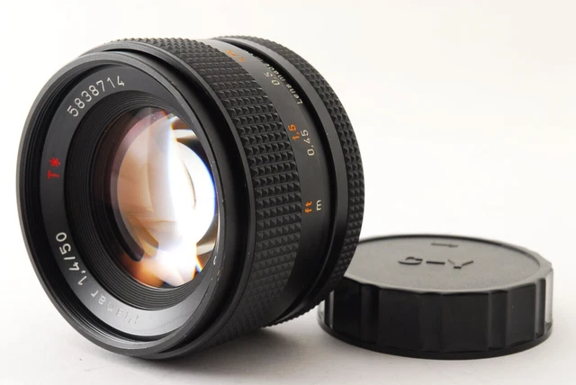🌸Near MINT 🌸 Contax Carl Zeiss Planar 50mm f/1.4 T* AEJ Objektiv CY C/Y...