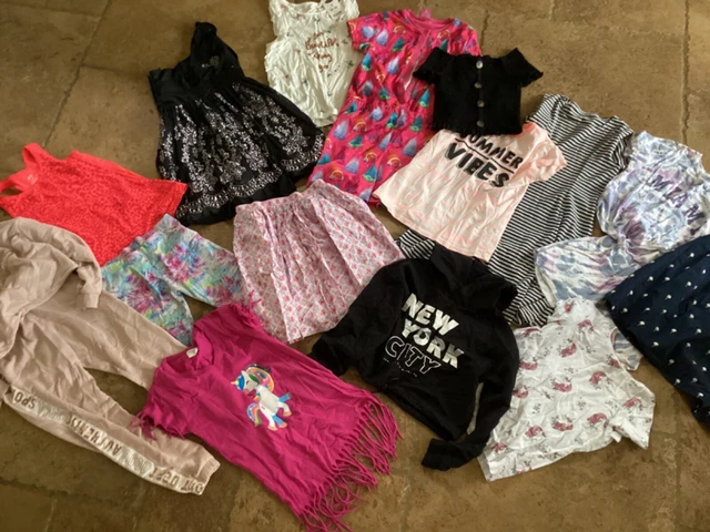 Girls age 9-10 Summer clothes bundle, 15+ items