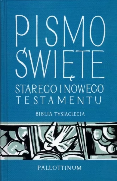 Polska Biblia Tysiaclecia Pallotinum Pismo Swiete b. lekko uszkodzona 12x18cm