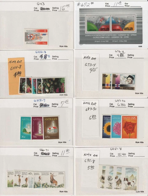 D5464: Modern Postfrisch Niederlande Antilles Briefmarken; Cv