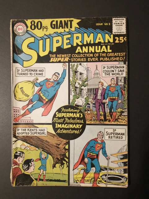 80 PAGE GIANT 1 (Superman), 1964, DC. Grade : 2.0 LOT G EUR 23,77 ...