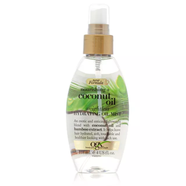 (12,70€/100ml) OGX Organix Nourishing Coconut Oil Weightless Hydrating Oil 4oz 1