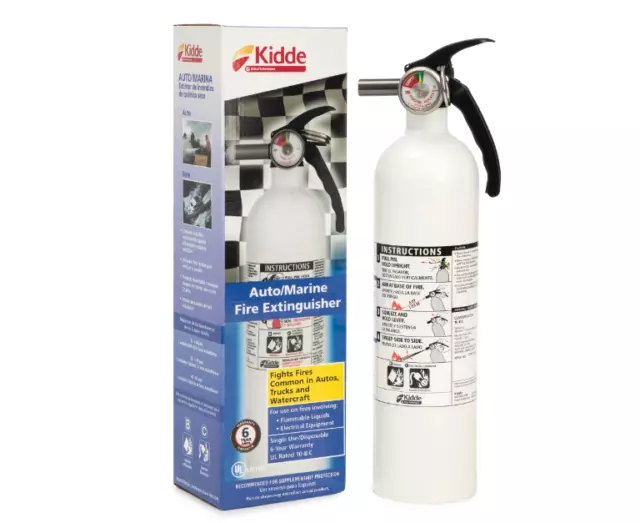 KIDDE AUTO/MARINE UL Listed Fire Extinguisher, 10-B:C Rated $22.47 ...