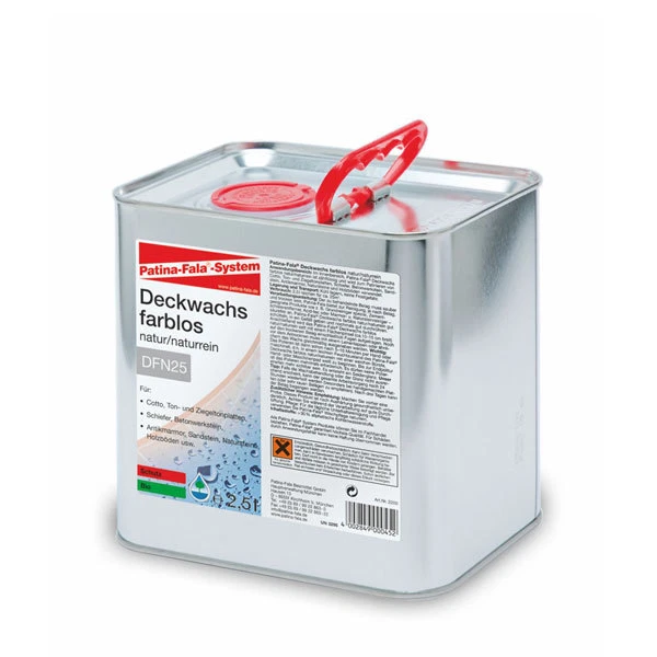 Patina Fala DFN25 Deckwachs Incoloro Natural 2,5L Suave Sedoso Brillo