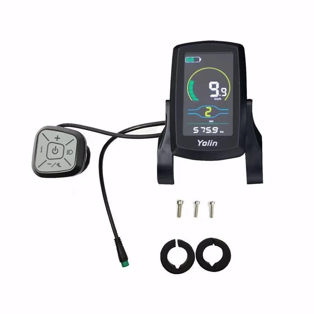 Écran LCD Yolin YL90TV Pour Vélo électrique – 36V/48V/52V – Neuf