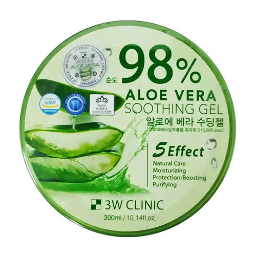 [3W CLINIC] Aloe Vera Soothing Gel - 300g / Free Gift