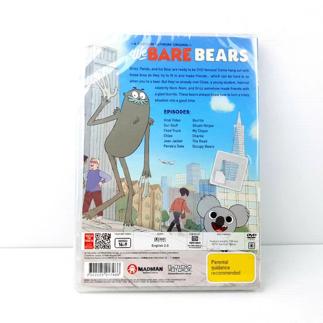 WE BARE BEARS - Viral Videos - Brand New & Sealed - DVD - FREE POST $16