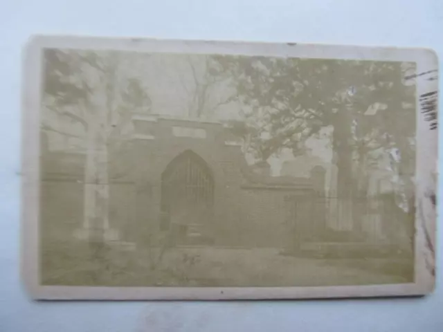 Very Rare Civil War Period Carte de Visite Photo, Washington Tomb at Mt. Vernon