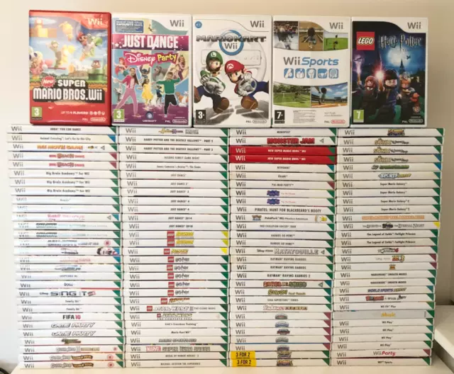 Nintendo Wii Games Kids Family Adult - Choose Your Game / Bundle Up Fast P&P