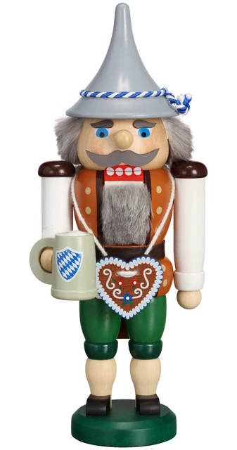 Schiaccianoci Bavarese al Oktoberfest, 27 cm di altezza,  origi.. SV 11955 nuovo