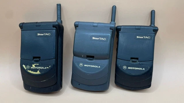 lotto motorola startac vintage startac mg1-4e12 x3 cellulare vintage non testati