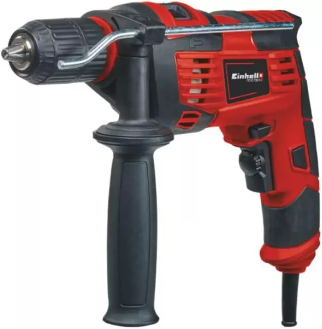 Einhell Trapano a Percussione Tc-Id 720/1 E Kit (Mandrino Autoserrante Da 13 Mm, 2