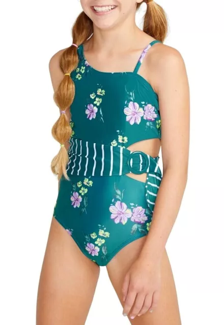 LOT OF 2 Justice Girl Swimsuit Tankini Bikini Sizes M £23.62