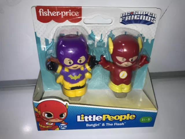 Fisher-Price Little People DC Super Friends Batgirl & The Flash New