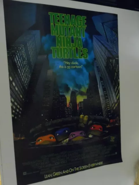 TEENAGE MUTANT NINJA TURTLES - PROMO MINI MOVIE POSTER 19 x13 MIRAGE