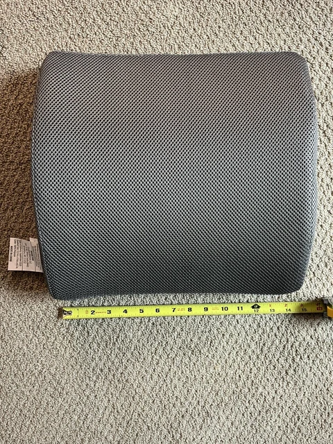 Samsonite, Memory Foam Lumbar Support Car Office Chair Cushion Buckle Zipper