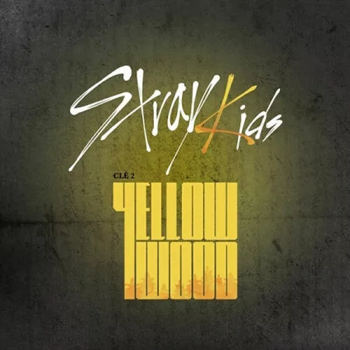 STRAY KIDS CLE 2:YELLOW WOOD Album NORMAL WOOD CD+P.Book+S.Page+Card