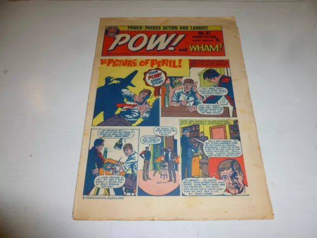 POW! & WHAM Comic - No 81 - Date 03/08/1968 - Power Comic