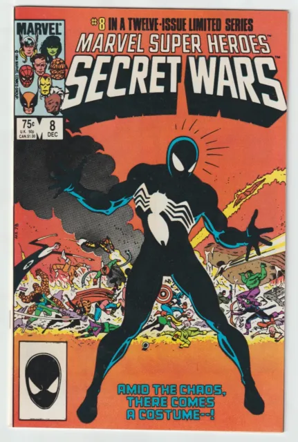 Marvel Super Heroes Secret Wars #8 (First appearance of Black Suit Spider-Man) 