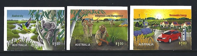Australia 2023 Sustainable Future Set Three Self Adhesive Ex Booklet Um