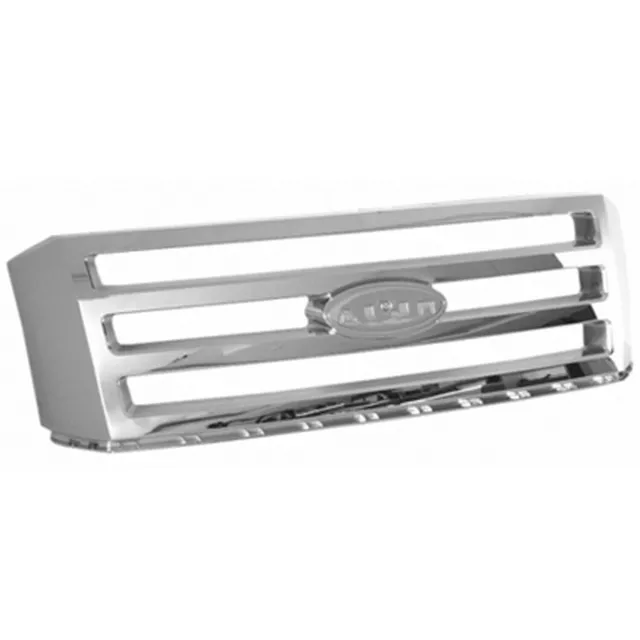 New Grille Front Fits 2007-2014 Ford Expedition Chrome Plastic 7L1Z8200BA