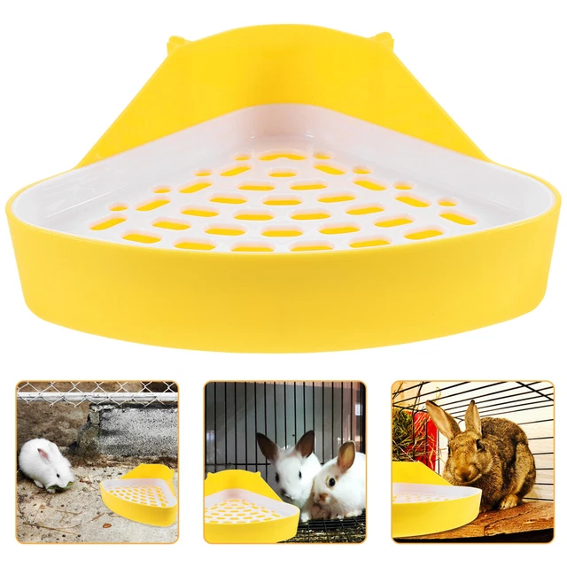 PLASTIC BINS BUNNY Trainer Toilet Rabbit Triangle Potty Small Pet £11. ...