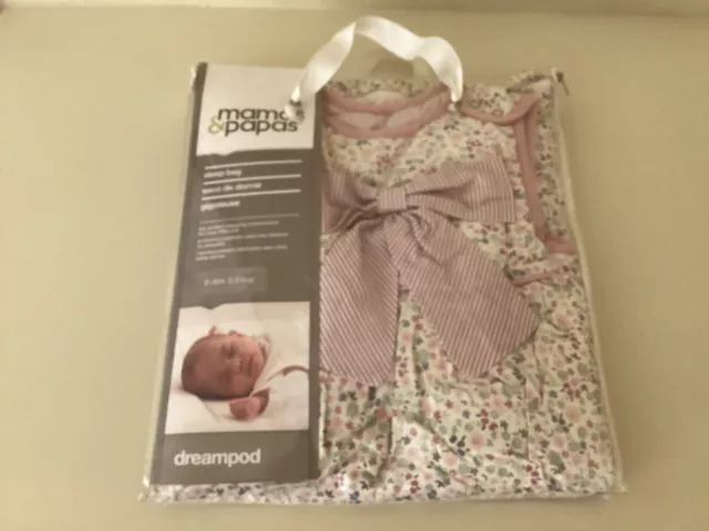 Mamas And Papas Millie & Boris Dreampod Sleep Bag 0-6 Months 2.5 Tog New