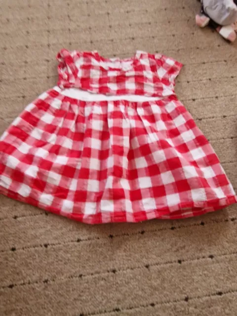 Baby Girl Summer Dress Age 3 To 6 Mth (X38)