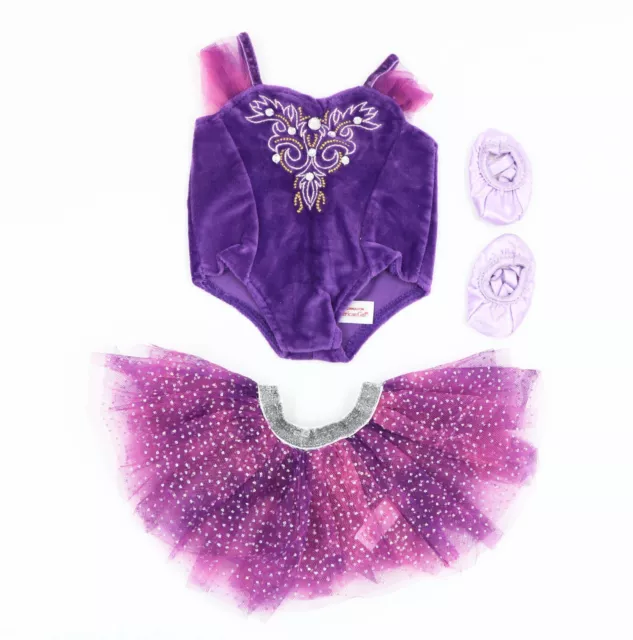 American Girl set 3 dress Sugar Plum Fairy Outfit for 18'' doll