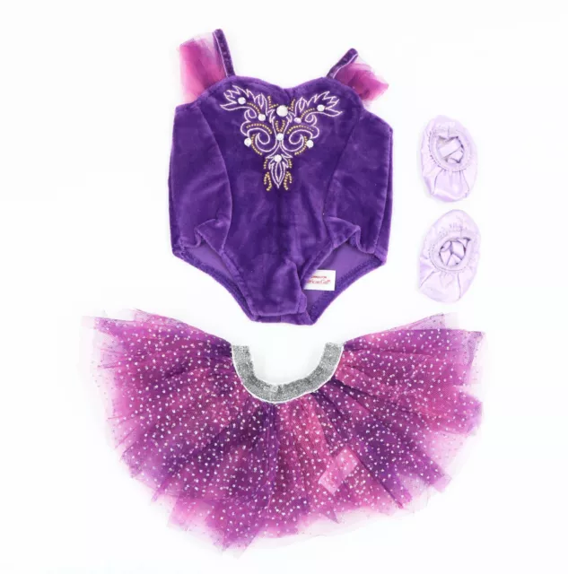 American Girl set 3 dress from Nutcracker Sugar Plum Fairy Outfit for 18'' doll